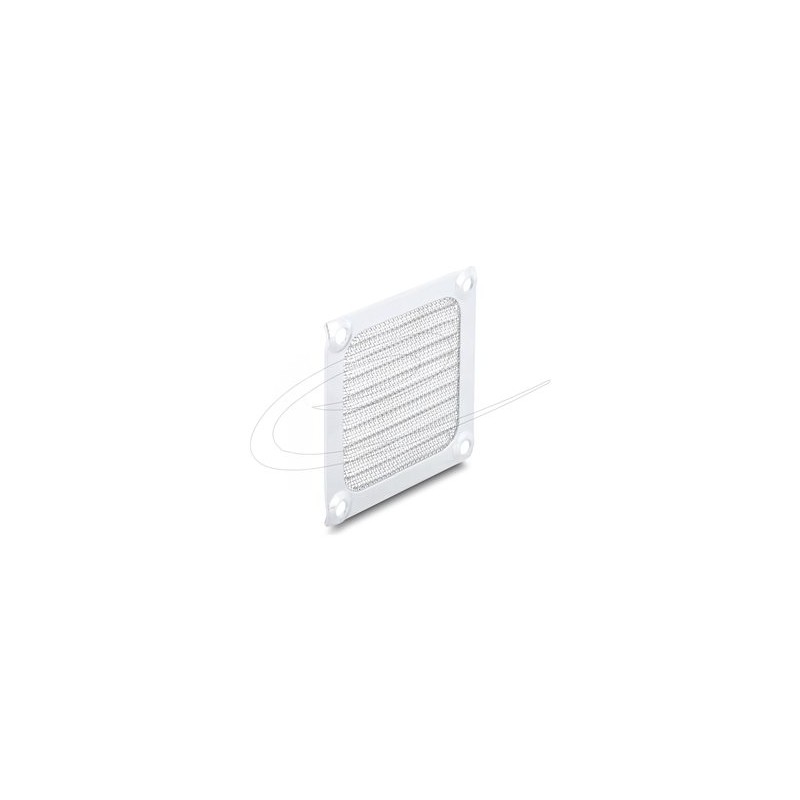Delock - Mrížka ventilátoru s filtrem - 60 x 60 mm, hliník, nerezová ocel filtracní sít - stríbrná