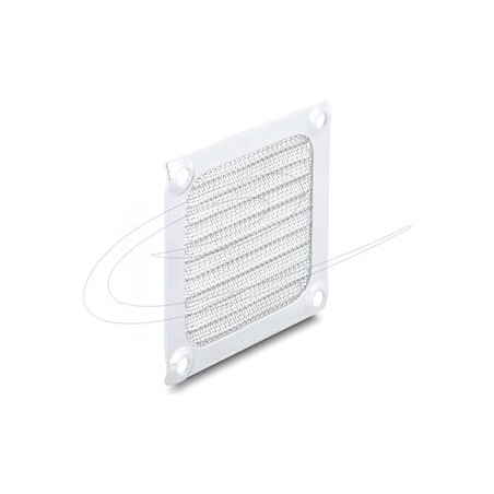 Delock - Mrížka ventilátoru s filtrem - 60 x 60 mm, hliník, nerezová ocel filtracní sít - stríbrná