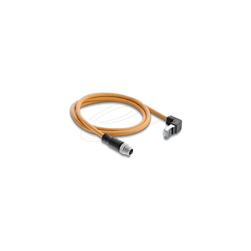 M12 Cable X-coded 8 pin male straight to 80999