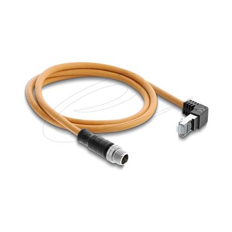 M12 Cable X-coded 8 pin male straight to 80999