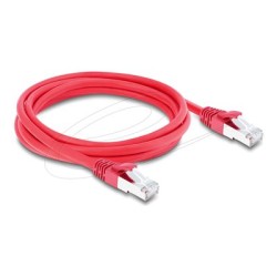 RJ45 Network Cable Cat.6A S/FTP 2 m red