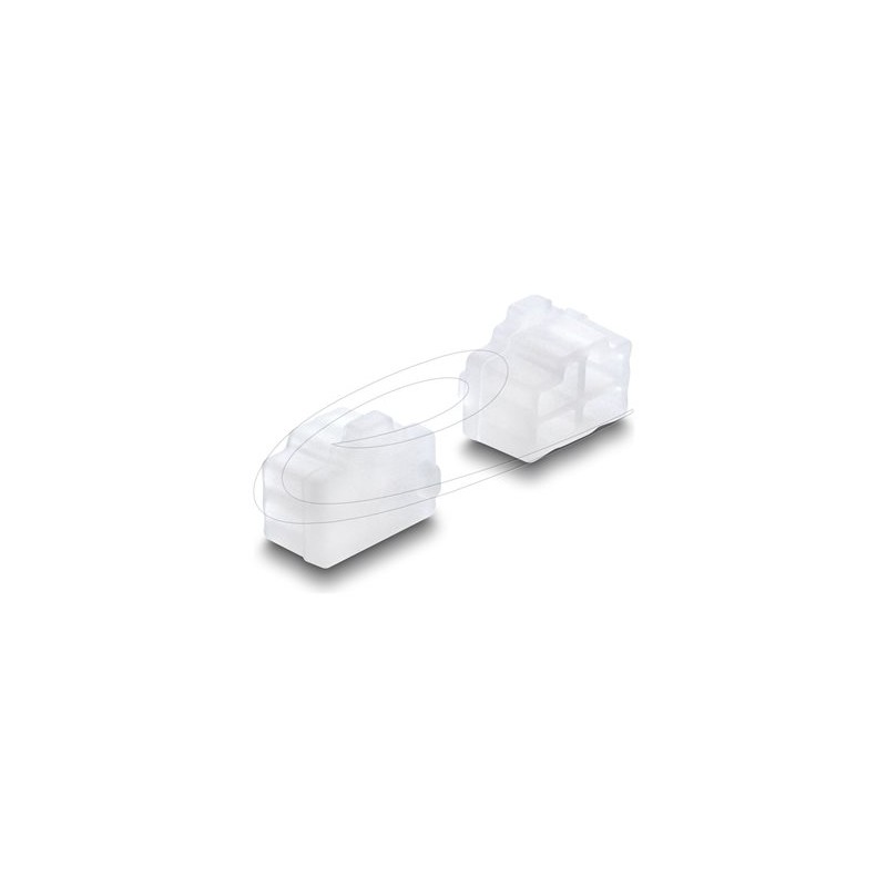 Dust Cover for RJ45 jack 10 pieces silic 87493