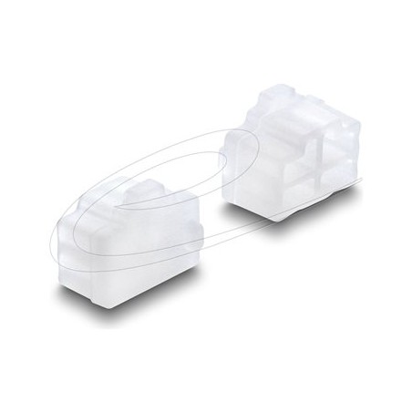 Dust Cover for RJ45 jack 10 pieces silic 87493