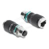 M12 Adapter D-coded 4 pin female to RJ45 90663