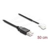 Fan Cable USB 2.0 Type-A male to 3 pin 91227