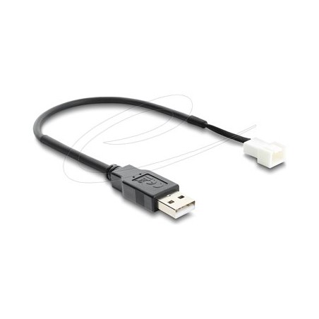 Fan Cable USB 2.0 Type-A male to 3 pin 91225