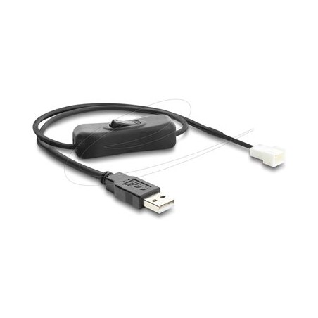 Fan Cable USB 2.0 Type-A male to 3 pin 91232