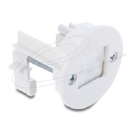 Cable Bushing with brush for wall mounti
