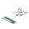 M.2 Card to 8 x Serial RS-232 DB9 with S