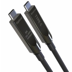 PremiumCord USB-C kabel Gen2 AOC DP1.4, 15m
