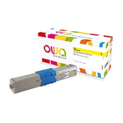 OWA Armor toner pro OKI C301, C321, MC332, MC342, 1500p, 44973533, žlutá/yellow