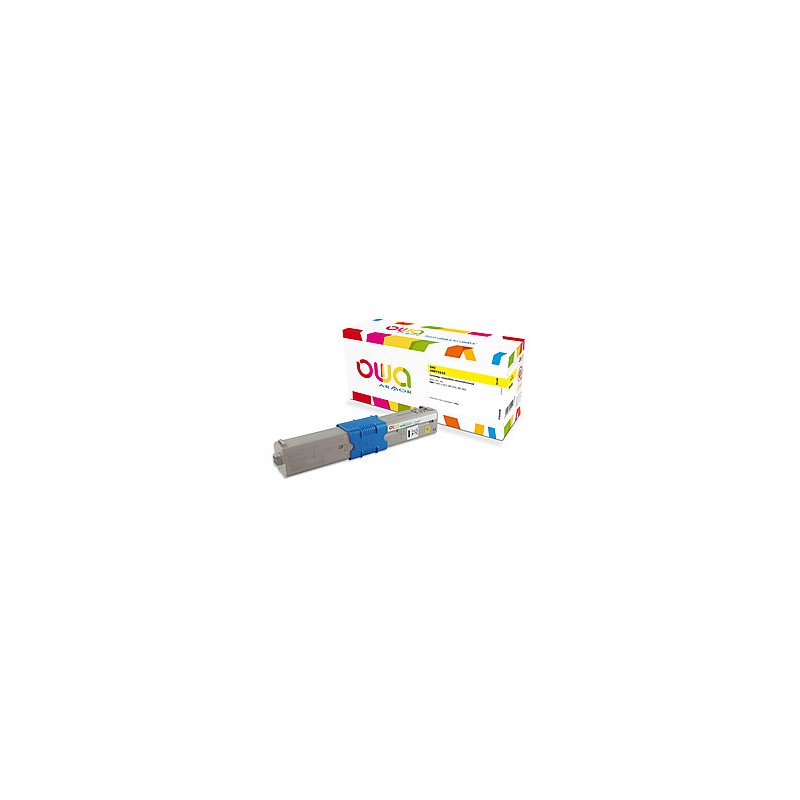 OWA Armor toner pro OKI C301, C321, MC332, MC342, 1500p, 44973533, žlutá/yellow
