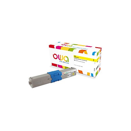 OWA Armor toner pro OKI C301, C321, MC332, MC342, 1500p, 44973533, žlutá/yellow