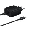 BAZAR - Samsung cestovní nabíječka EP-TA845XBE, Quickcharge 45W, USB-C, černá, EU, poškozený obal