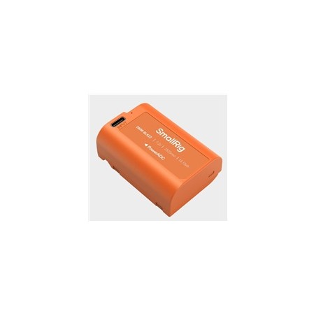 SmallRig 4979 Camera Battery USB-C Rechargeable DMW-BLK22 Orange