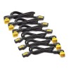 PwrCord Kit 6ea C13 t C14 90 Deg 1.8m NA
