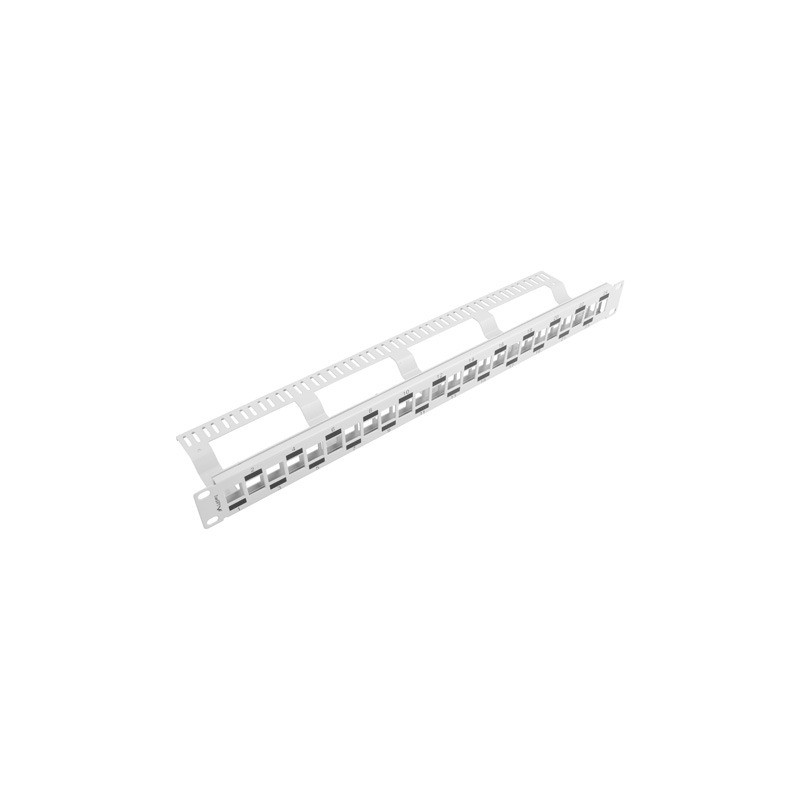 PATCH PANEL 24 PORTŮ 1U STŘÍDAVÝ S ORGANIZÉREM PR