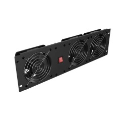 VERTIKÁLNÍ VENTILAČNÍ PANEL 19?? 3U PRO RACK TŘI V AK1506B