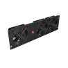 VERTIKÁLNÍ VENTILAČNÍ PANEL 19?? 3U PRO RACK TŘI V AK1506B