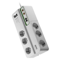 APC Home/Office SurgeArrest, con protezione telefonica e coassiale, 230 V, Italia, 6 prese