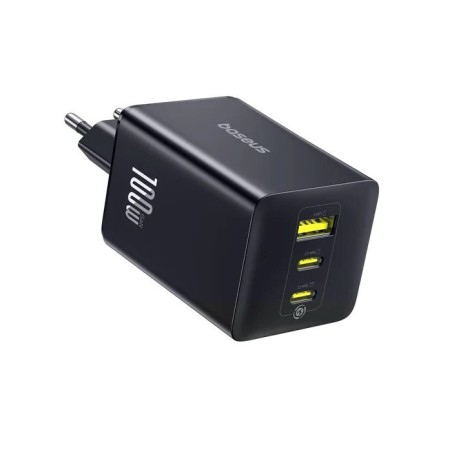 Baseus EnerFill FE11 Fast Nabíječka USB-A + USB-C + USB-C 100W Cosmic Black