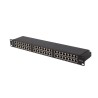 PATCH PANEL 48 PORTŮ 1U 19" CAT.6A FTP STÍNĚNÝ ČERNÝ LANBERG