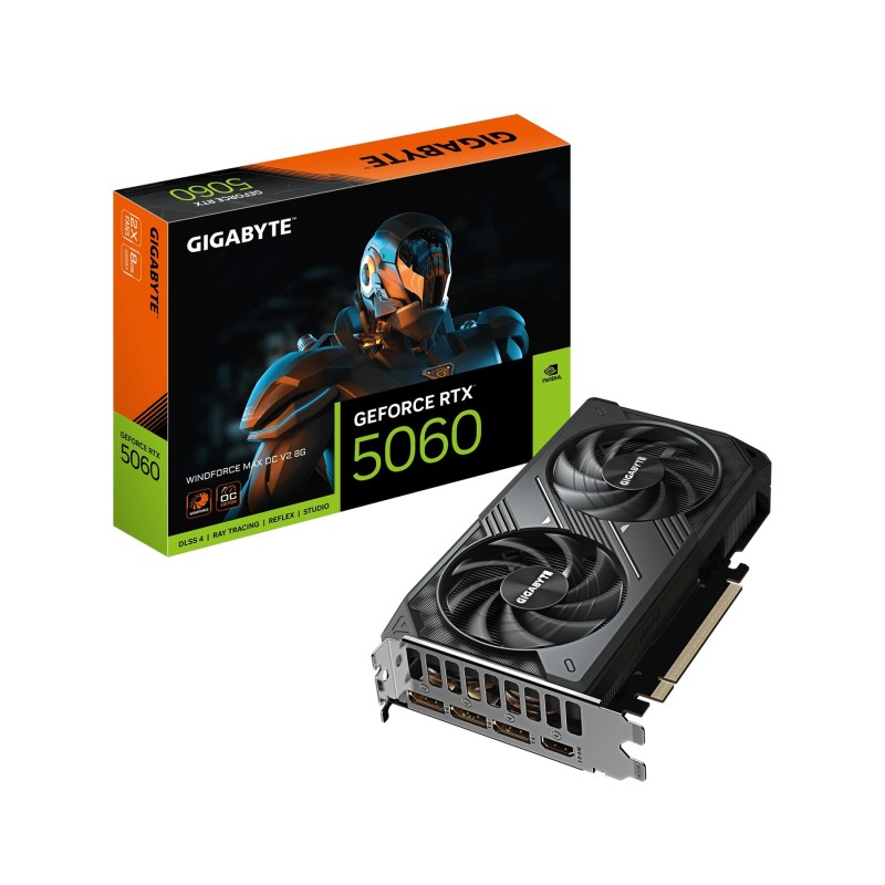 GIGABYTE RTX™ 5060 WINDFORCE MAX OC V2 8G