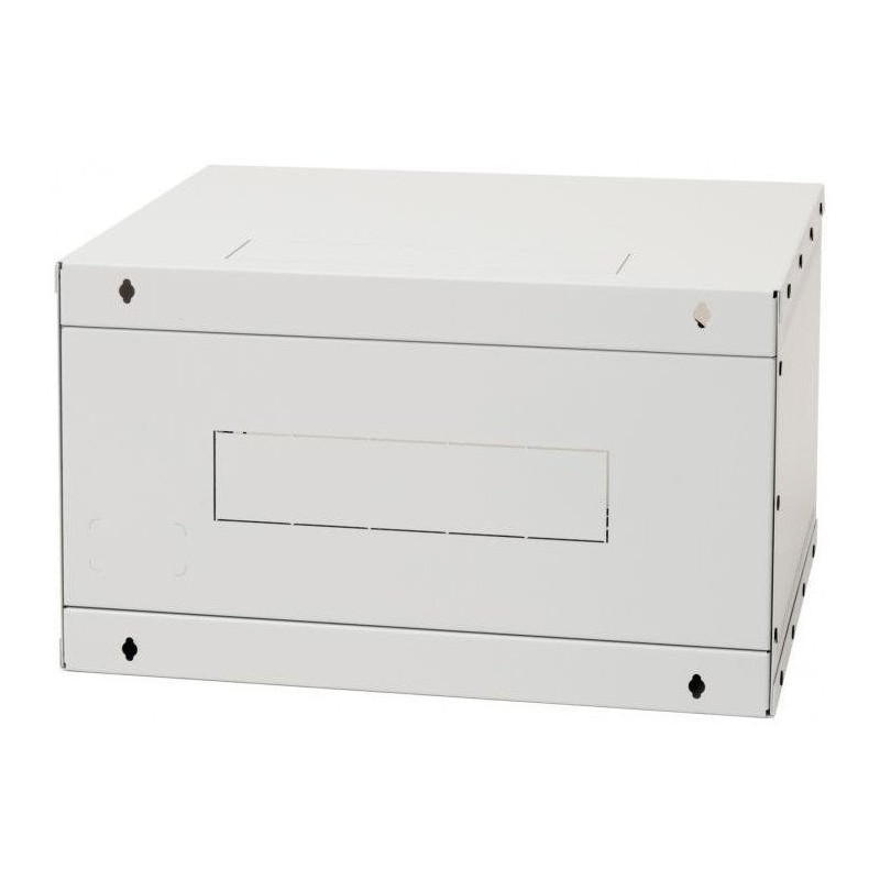 19"rozvaděč jednodíl.12U/400mm FLAT-PACK plech.dv.