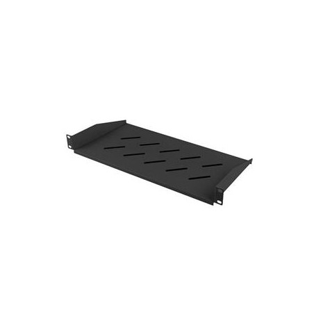 Police pro 19" skříně 350/450/600/800/1000MM černá Lanberg (1U/483X220MM Nosnost do 25KG)