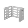 SKLÁDACÍ DRŽÁK PRO MONTÁŽ NA STĚNU 19" 8U 497X400/240 ŠEDÝ LANBERG