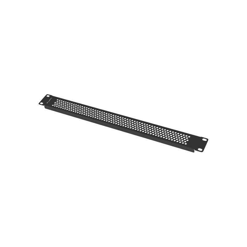 19" zaslepovací Panel 1U Mesh Black Lanberg
