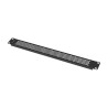 19" zaslepovací Panel 1U Mesh Black Lanberg
