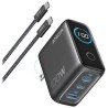 Anker Prime nabíječka/ 100W/ 2x USB-C/ USB/ displej/ šedá + USB-C kabel