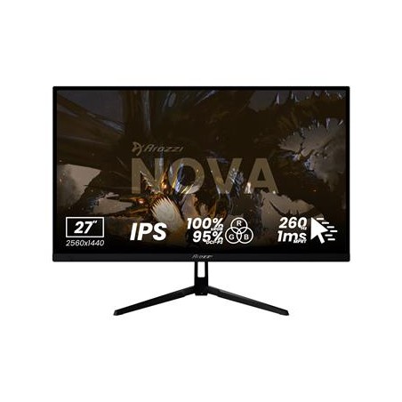AROZZI NOVA herní monitor 27" 27T2K260 Black/ LED/ 2560x1440/ 260Hz/ IPS/ 1000:1/ 1ms/ 2xHDMI/ 2xDP/ černý