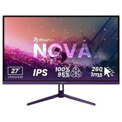 AROZZI NOVA herní monitor 27" 27T2K260 Purple/ LED/ 2560x1440/ 260Hz/ IPS/ 1000:1/ 1ms/ 2xHDMI/ 2xDP/ fialový