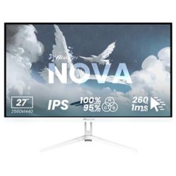 AROZZI NOVA herní monitor 27" 27T2K260 White/ LED/ 2560x1440/ 260Hz/ IPS/ 1000:1/ 1ms/ 2xHDMI/ 2xDP/ bílý