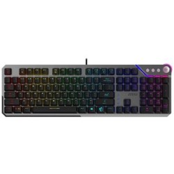 MSI herní klávesnice STRIKE 600 V2 Silent/ drátová/ mechanická/ RGB podsvícení/ USB/ CZ+SK layout