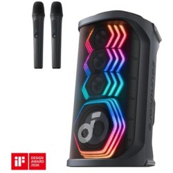 Anker Soundcore Rave 3S/ reproduktor/ Bluetooth/ 200W/ 6,55" woofer/ 2x mikrofon/ černý