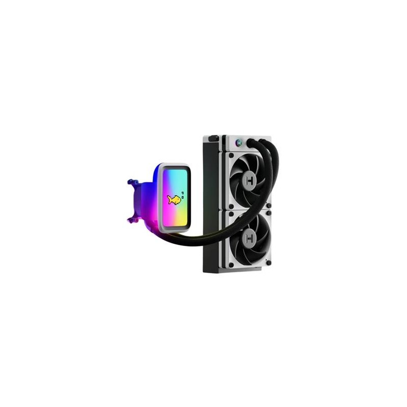 HYTE chladič CPU THICC Q60 - 240 / LGA 1851,1700,1200,AM5,AM4 / s displejem