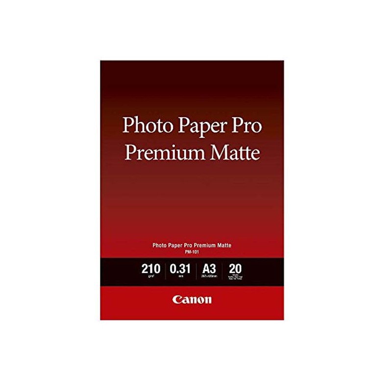 Canon PM-101, A3 fotopapír matný, 20 ks, 210g/m