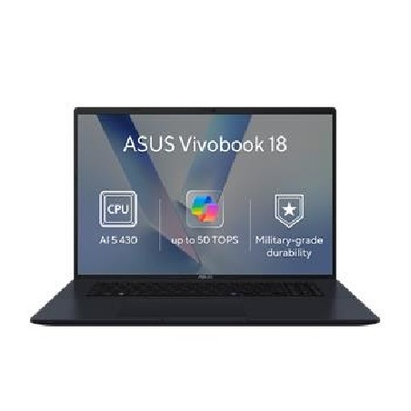ASUS Vivobook 18 - Ryzen AI 5 430/16GB/512GB SSD/18"/WUXGA/IPS/2y PUR/Win 11 Home/modrá