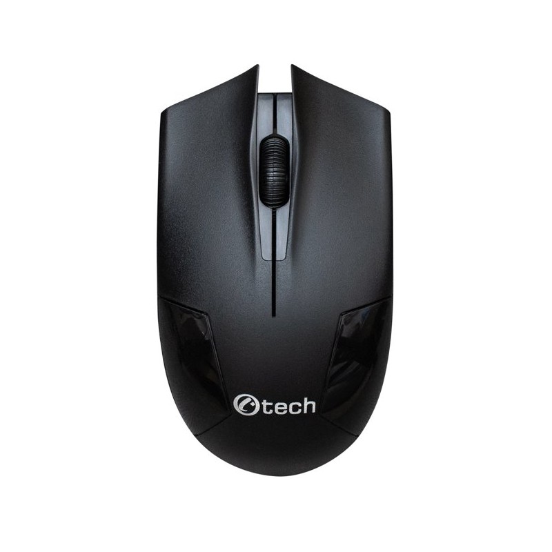 C-TECH WLM-08/Kancelářská/Optická/1 200 DPI/Bezdrátová USB/Černá