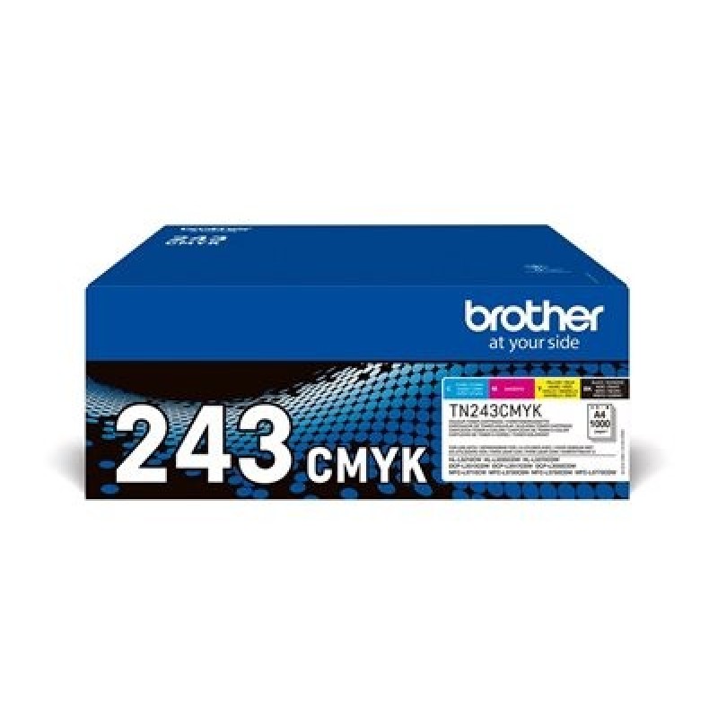 BROTHER Toner TN-243CMYK - PRO HLL3210 HLL3270 DCPL3510 DCPL3550 MFCL3730 MFCL3770 - cca 1000stran SADA