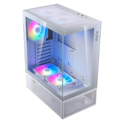 ADATA XPG case INVADER X MINI Mid-Tower, bez zdroje, 5x 120mm Fan, Bílá