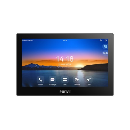 Fanvil i504W SIP vnitřní 7" dotyková stanice, 6x SIP, Wi-Fi