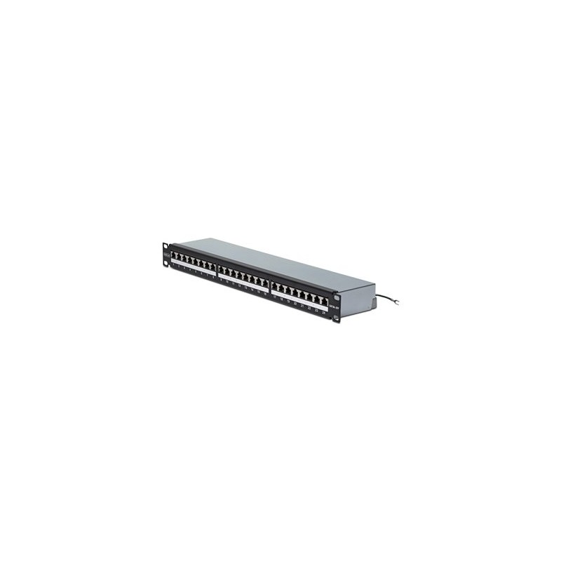 24 PORT 1U CAT6A PATCH PANEL/.