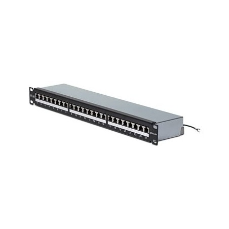 24 PORT 1U CAT6A PATCH PANEL/.