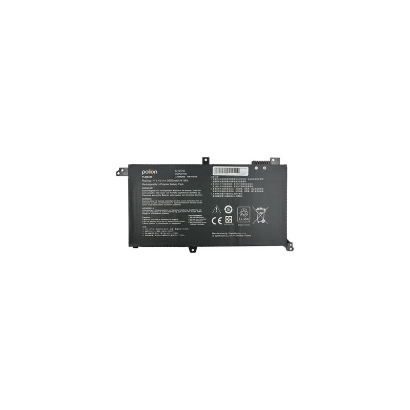 TRX Baterie Polion B31N1732 pro notebooky ASUS VivoBook S14 S430 X430 X571 - Li-Pol 3600mAh 41Wh/ neoriginální
