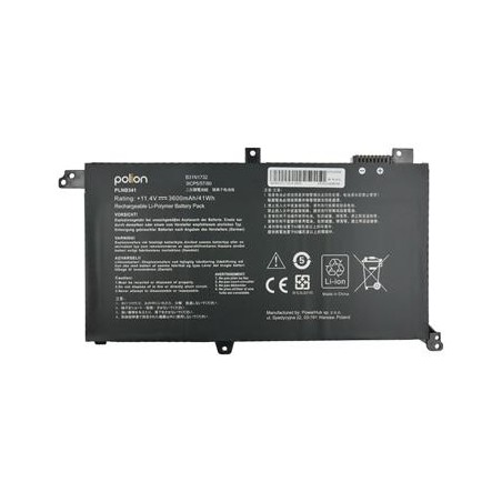 TRX Baterie Polion B31N1732 pro notebooky ASUS VivoBook S14 S430 X430 X571 - Li-Pol 3600mAh 41Wh/ neoriginální