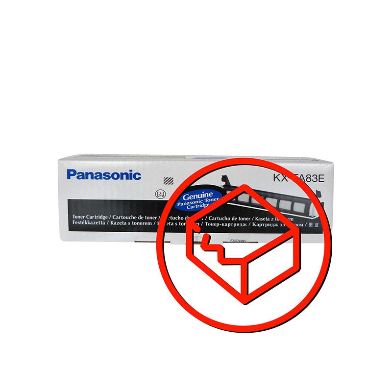 Panasonic originální toner KX-FA83E, black, 2500str., poškozený obal typ B